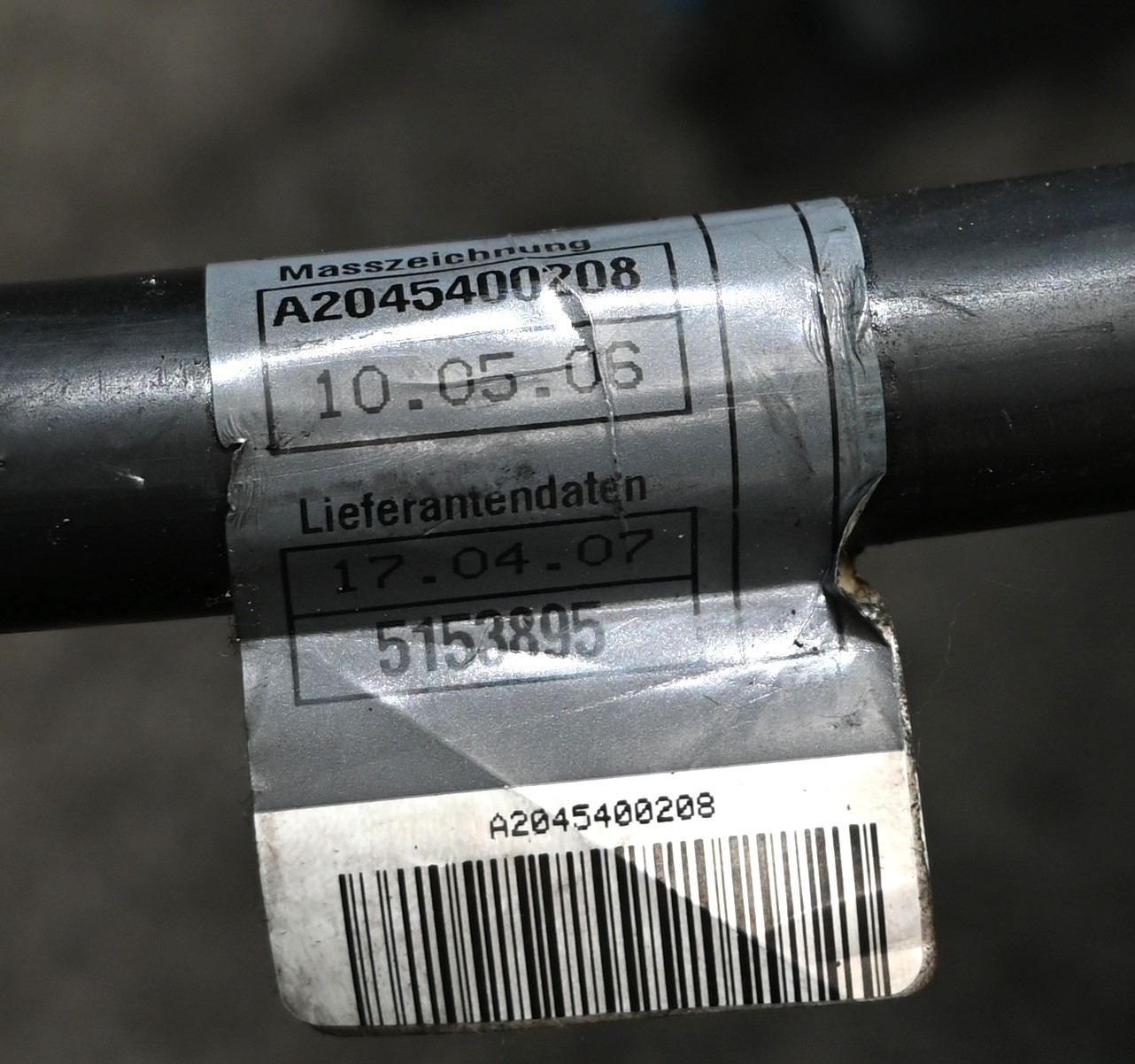 Dbnz.net A2045400208 Cable positivo W204