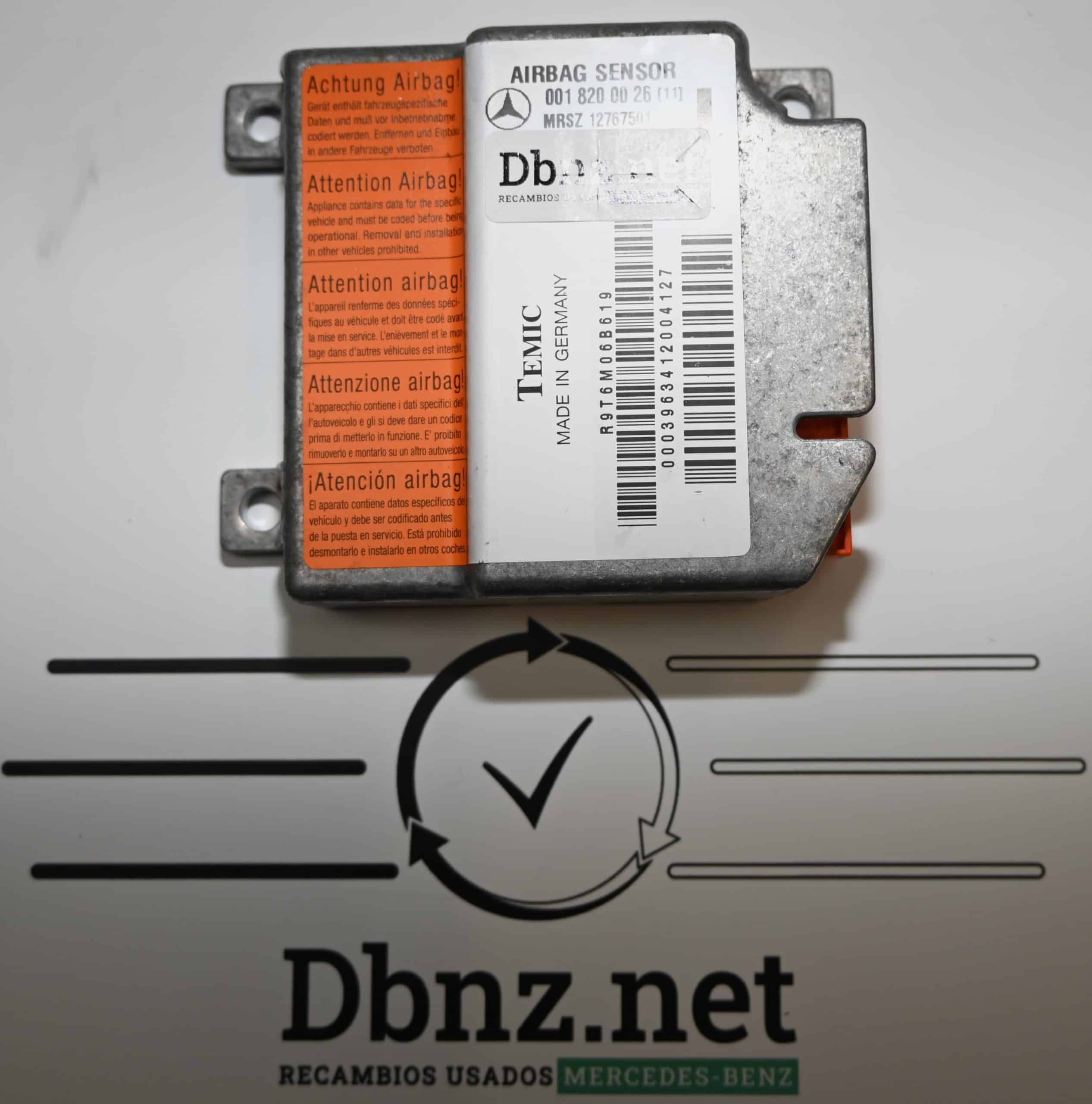 Dbnz.net A0018200026 Centralita airbag W210