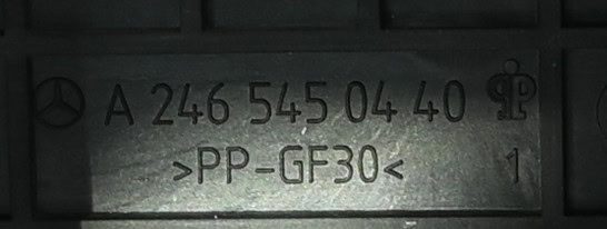 Dbnz.net A2465450440 Bandeja de batería auxiliar W246