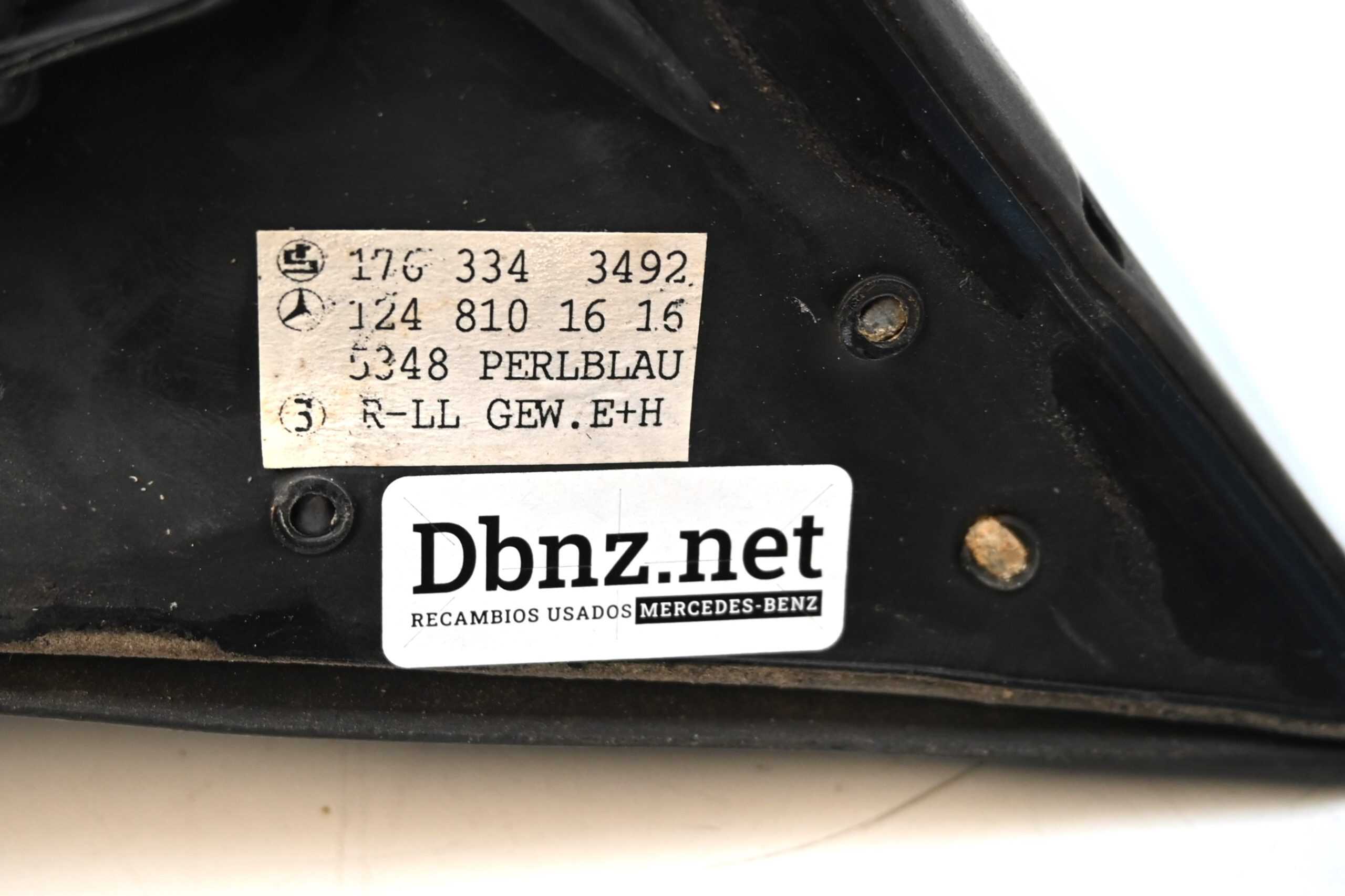 Dbnz.net A1248105416 Espejo retrovisor exterior derecho Clase 190 D / E W124