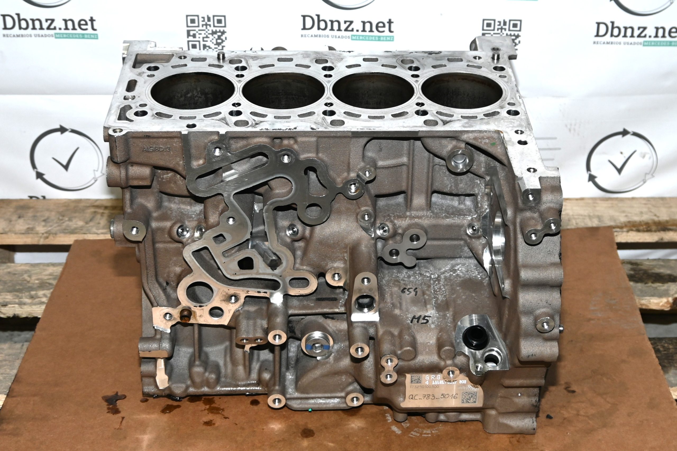 Dbnz.net R6540112300 Bloque motor 4 cilindros diésel Motor OM654.920 Clase V / Vito 447