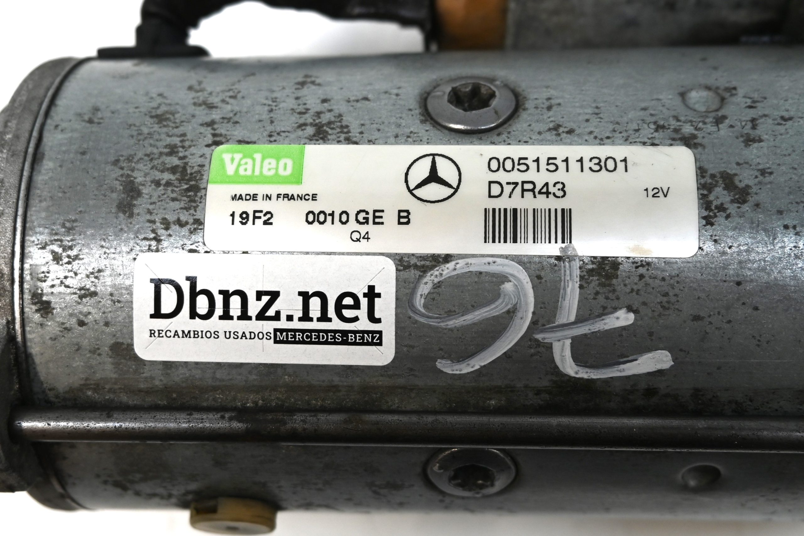 Dbnz.net A0051511301 Motor de arranque diesel Clase E W211