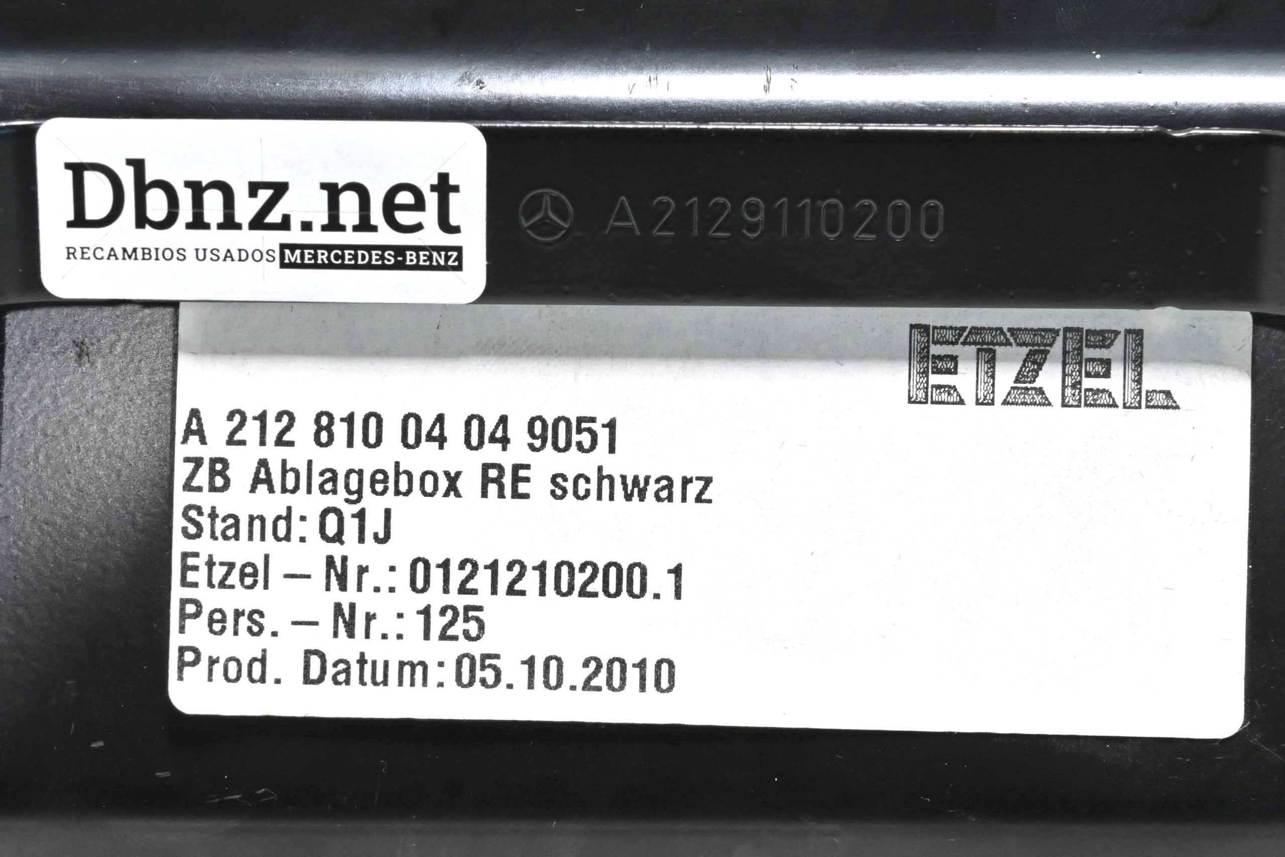 Dbnz.net A2128100404 Guantera de asiento delantero derecho Clase E W212